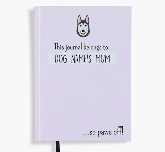 This Journal Belongs to: Personalised {breedShortName} Notebook